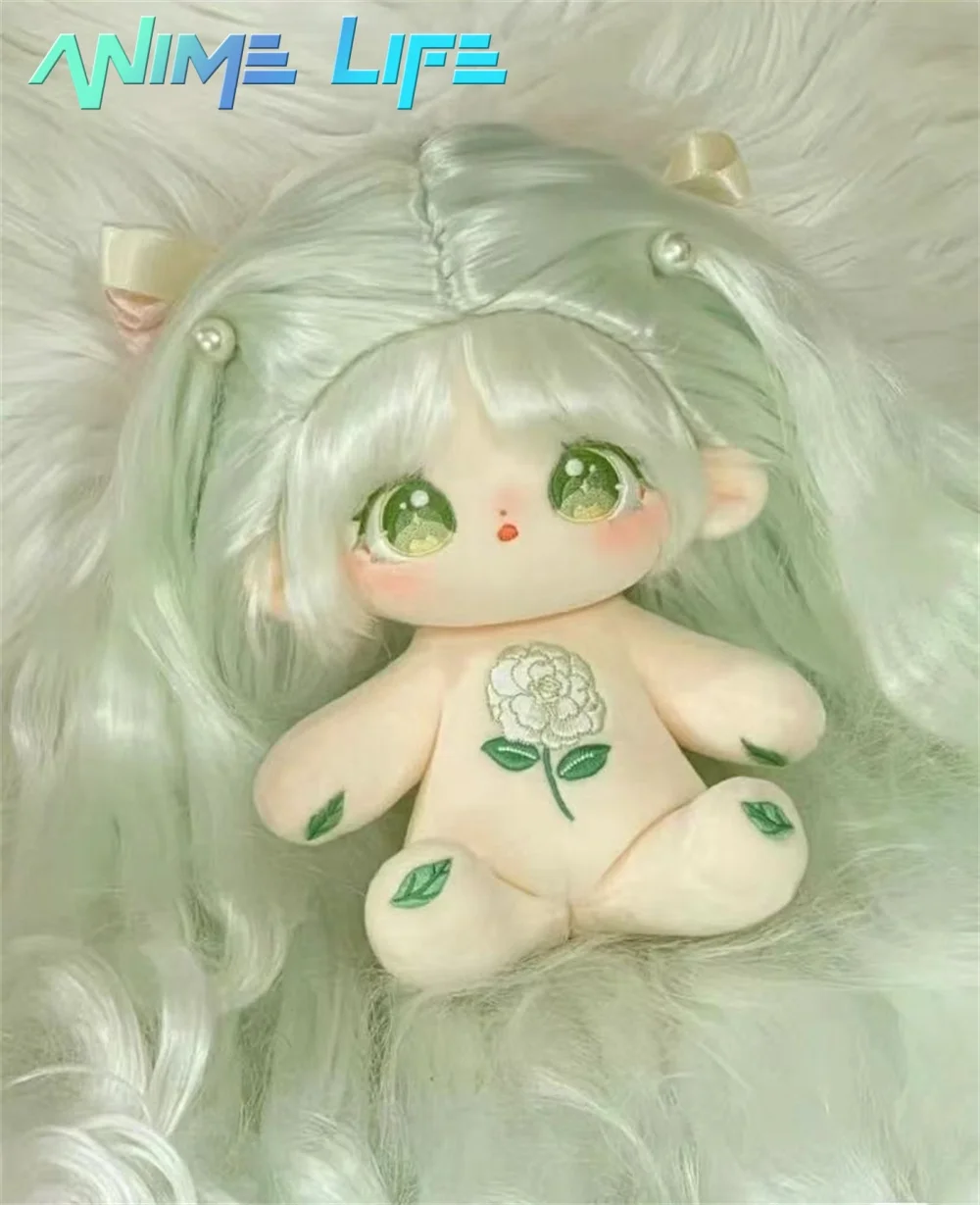 Plushie Mermaid Princess Girl Lolita 20cm Doll Toy Plush Body Cosplay Original Friend Kids Gift W