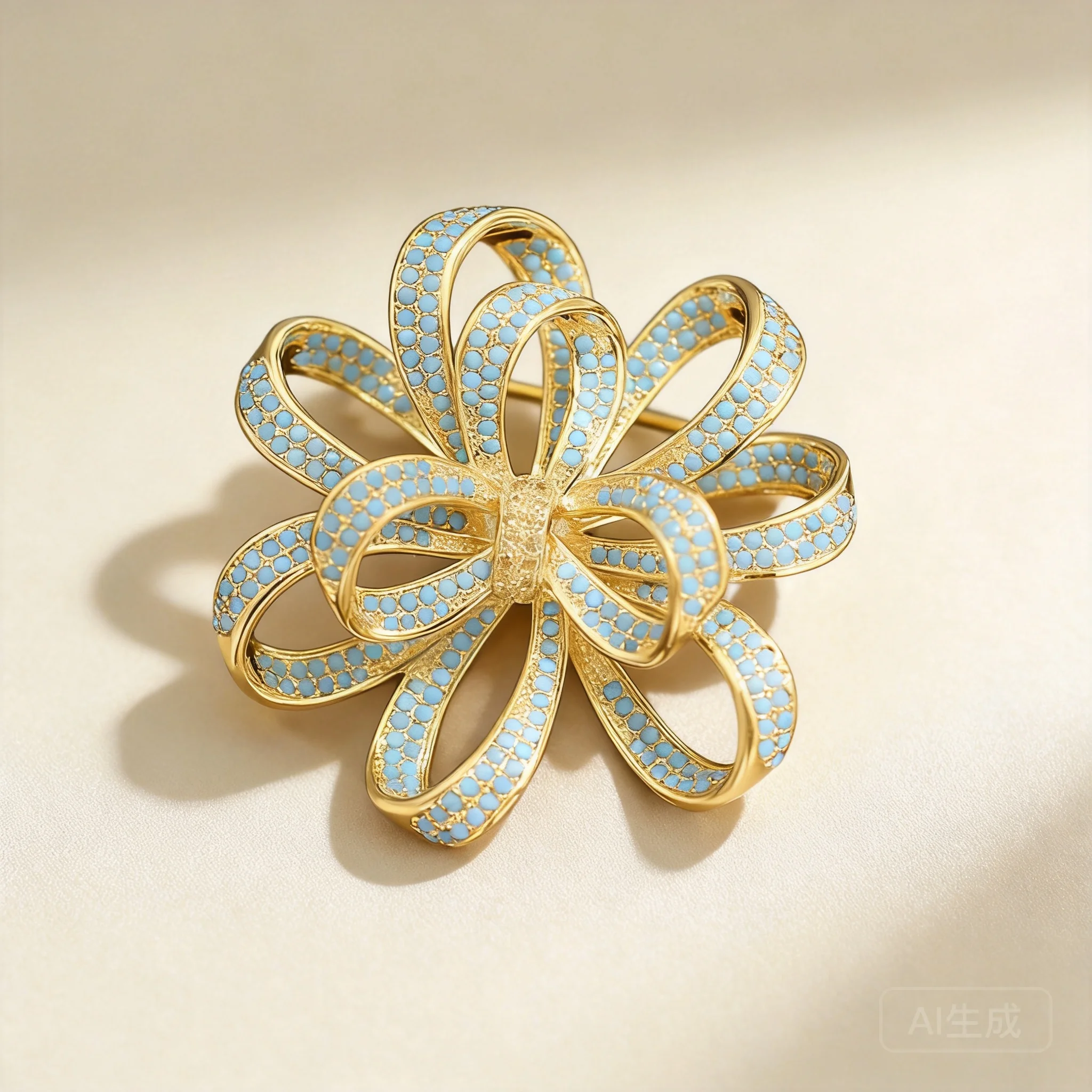 

Chinese Style Lucky Flower Copper Brooch Inlaid Zircon Elegant Womens Wedding Accessory For Suit Coat Cheongsam Auspicious Bless