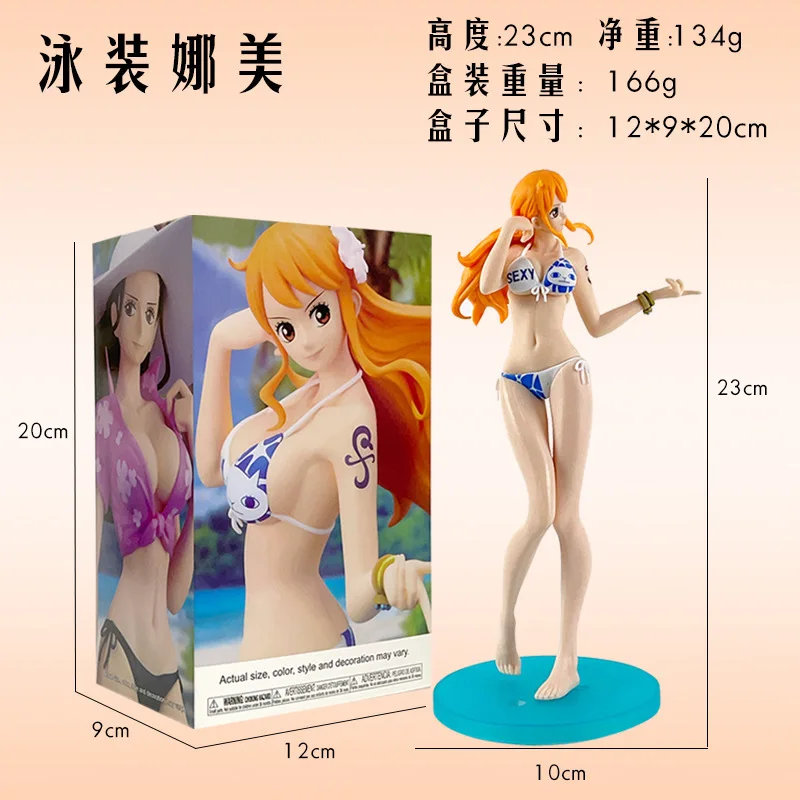 Figura de acción de sirena Shirahoshi de One Piece, modelo coleccionable de Pvc de 19cm, mercancía de Anime para coleccionistas adultos, decoración del hogar