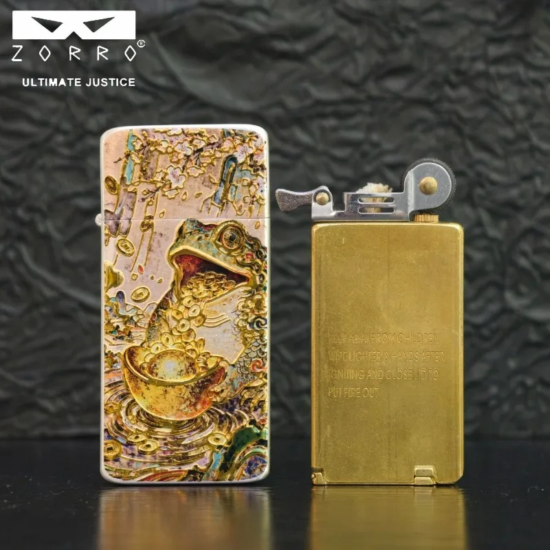 ZORRO ZC5 Model 3D Embossed Gilded Painted Three-Legged Golden