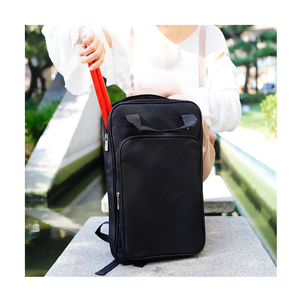 Drum Stick Bag Oxford Cloth Thickened Drum Stick Bag Portable Portable Shoulder Bag Drumstick Storage Bag