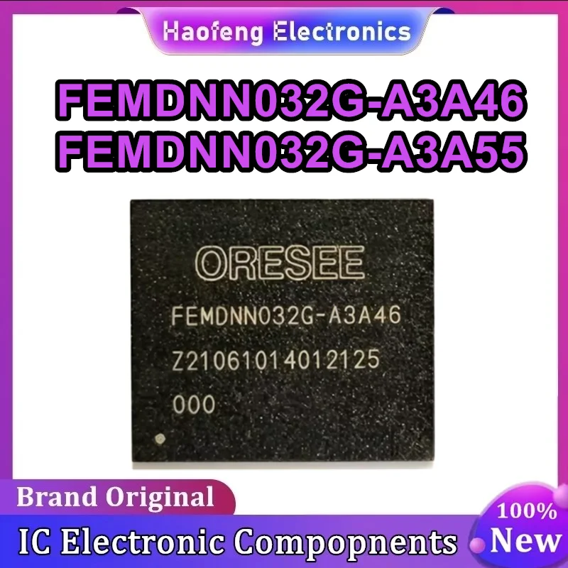 FEMDNN032G-A3A46 FEMDNN032G-A3A55 32GB font IC New Original in stock