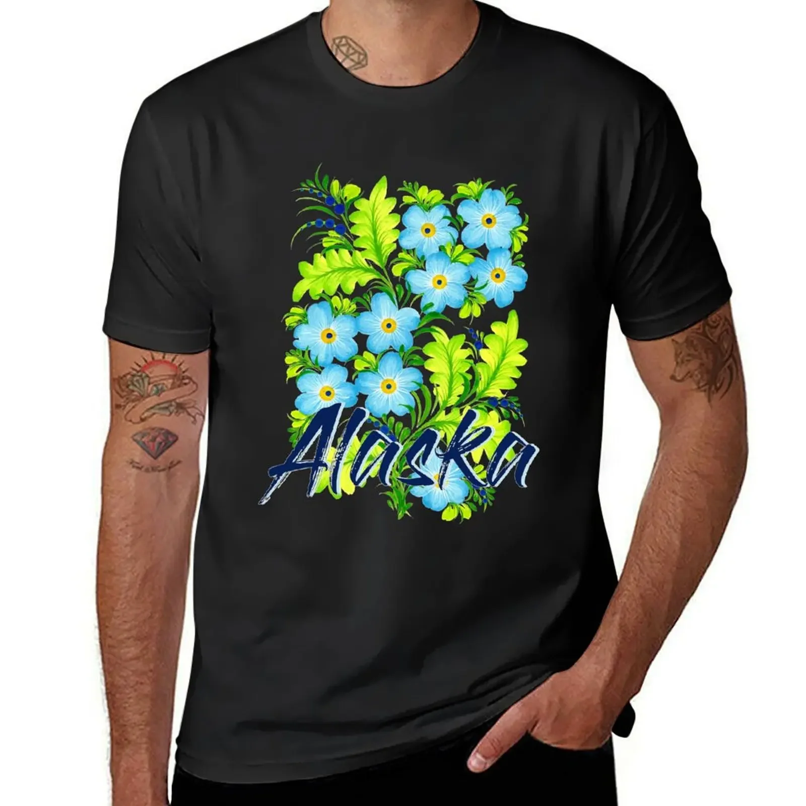 Forget me not Alaska T-Shirt aesthetic clothes customs animal prinfor boys mens clothing