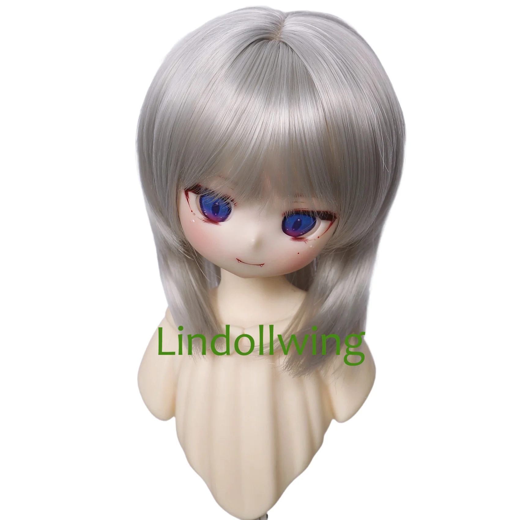 1/3 BJD Wig Pullip Dal DD Dollfie Doll Wig 8-9 Inch