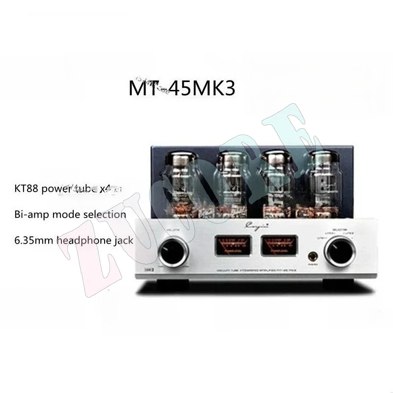 MT-45MK3 نسخة بلوتوث KT88/EL34 فراغ أنبوب أمبير مع مضخم ضوت سماعات الأذن وضع ثنائي أمبير مفتاح واحد 4ohm 8ohm/280W