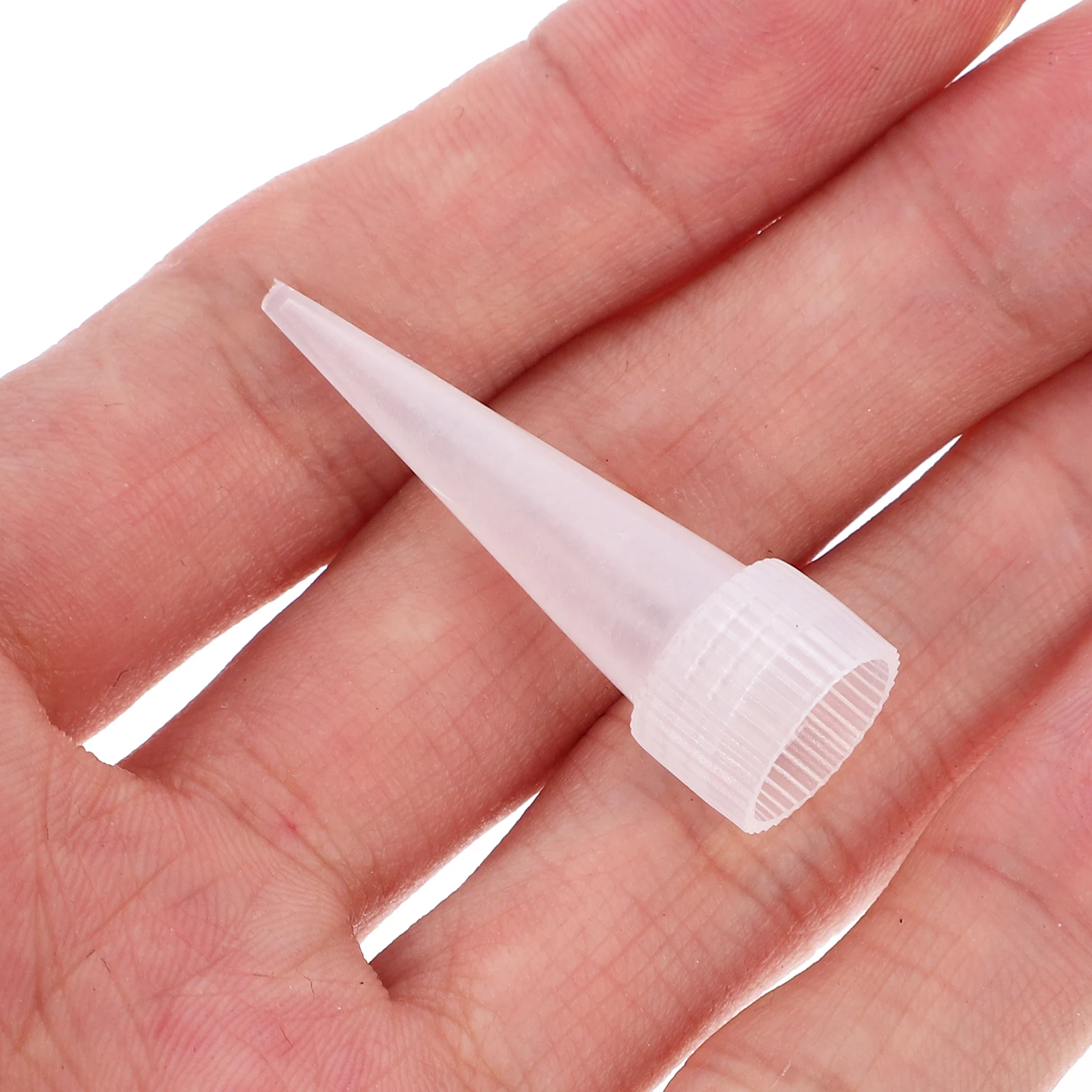 

100pcs Precision Glue Drop Pin Tips Caulking Nozzles Tools Sealant Applicator Fine Tip Transparent Soft Bottle Compatible