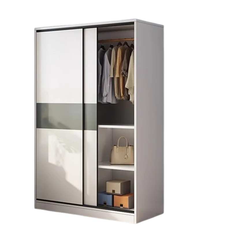 

xx-Simple Heavy Duty Wardrobe Clothes Storage Long Cheap Modern Wardrobe Bedroom Cabinet Wooden Szafa Na Ubrania Home Furniture^