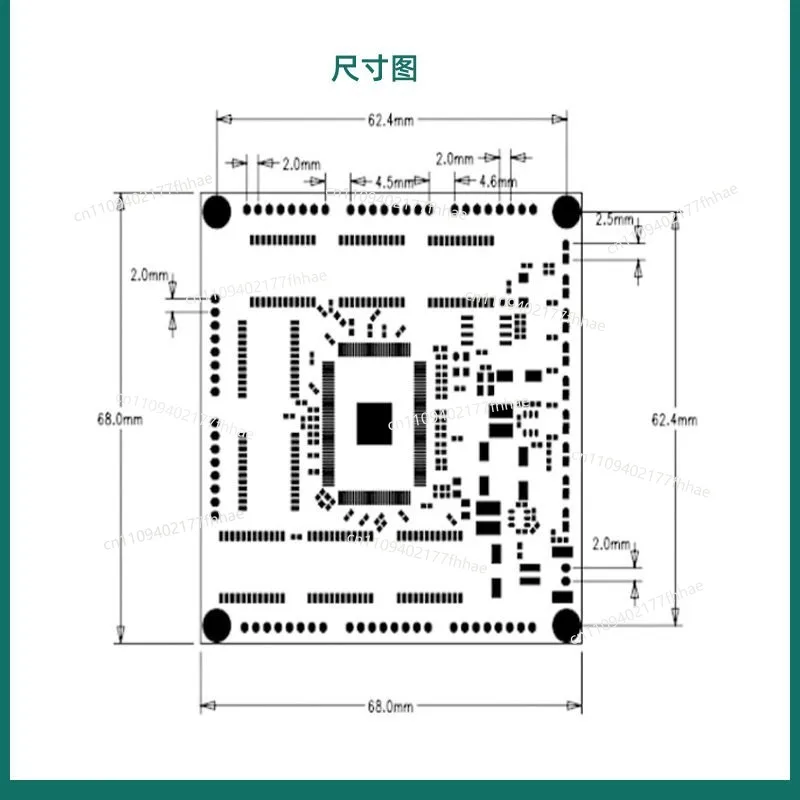12V Embedded 8-port Full Gigabit Switch Module Wired Network System Integrated Splitter RTL8370N view 3