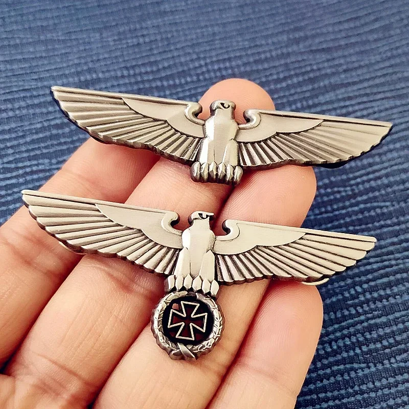Broche esmaltado con medalla de águila del ejército alemán Vintage, alfileres, insignias de Metal, broches de Pin para solapa, chaquetas, pantalones vaqueros, accesorios de joyería de moda