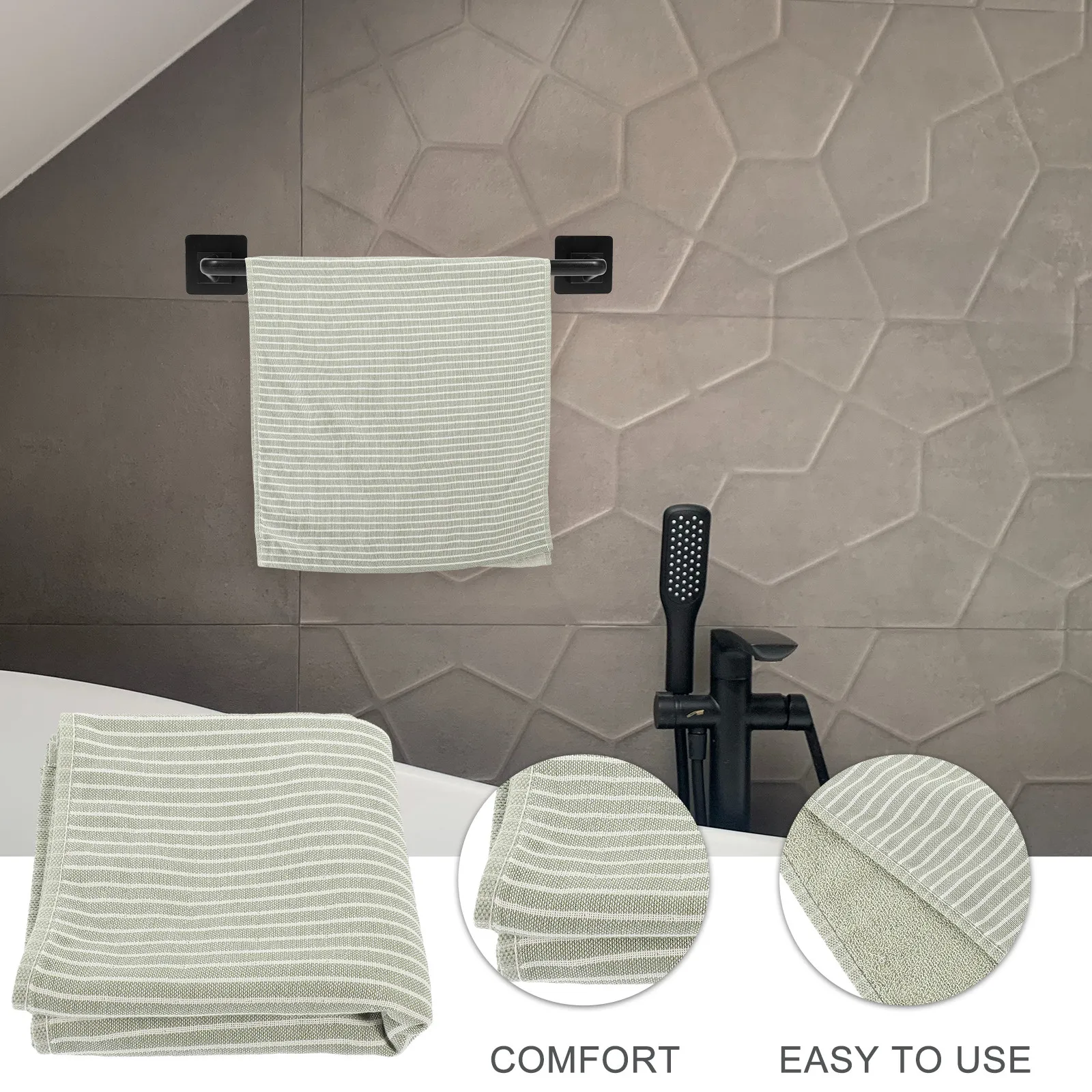 1Pcs Cotton Gauze Cloth Thick Face Breathable Pure Cotton Bath Towel Soft Comfortable for Home Dorm Hotel Use
