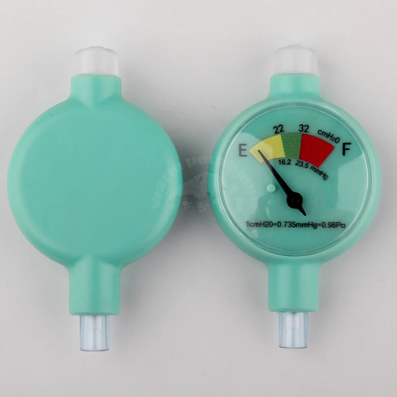 Tracheal Intubation Balloon Pressure Gauge Saturation Detection Device Veterinary Hospital Clinic Supplies