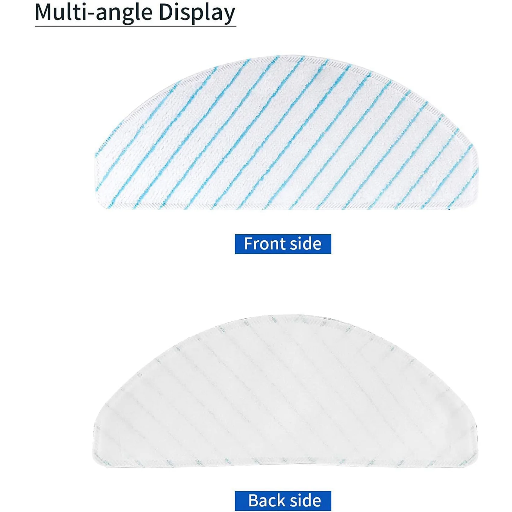 FLYY-240 Stück Mikrofaser-Wischpads für ECOVACS DEEBOT OZMO T8 T9 AIVI Staubsauger, waschbare Wischtücher – Detail 5