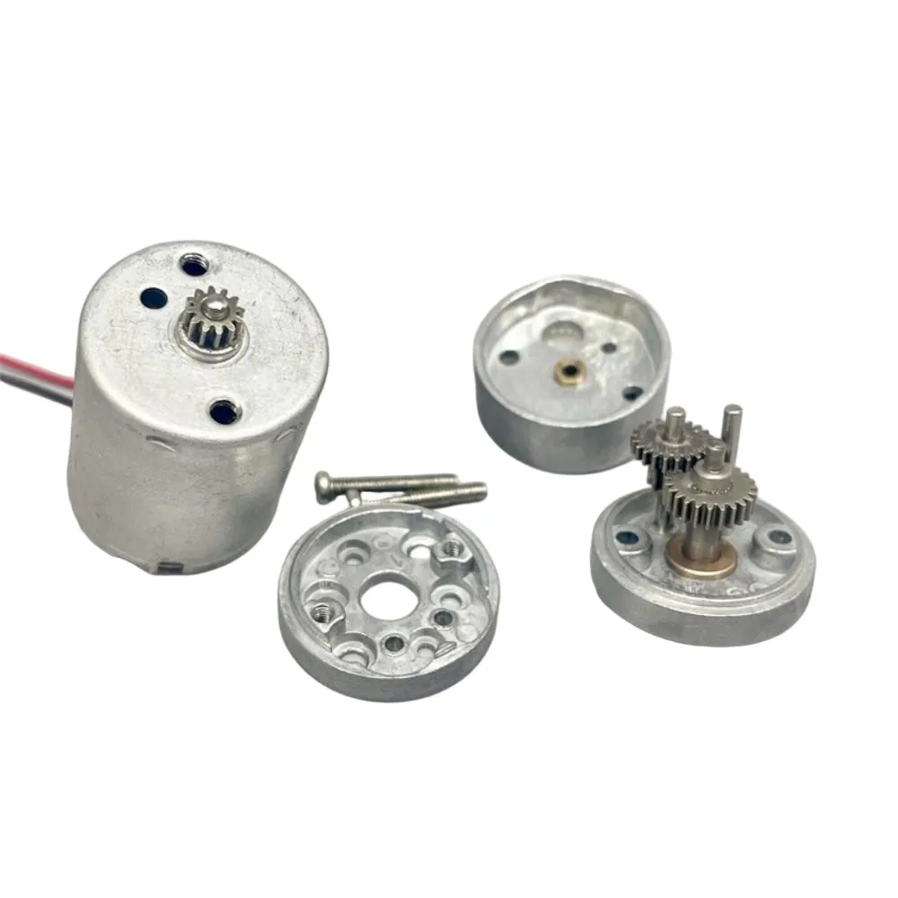 2430 Brushless Gear motor DC5-12V Metal Gearbox High Torque/Low Noise Built-in Drive Reduction Motor Reduction Ratio 1:21 4