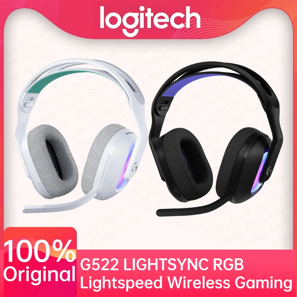 Logitech G522 Lightspeed Wireless Gaming Headset Built-in