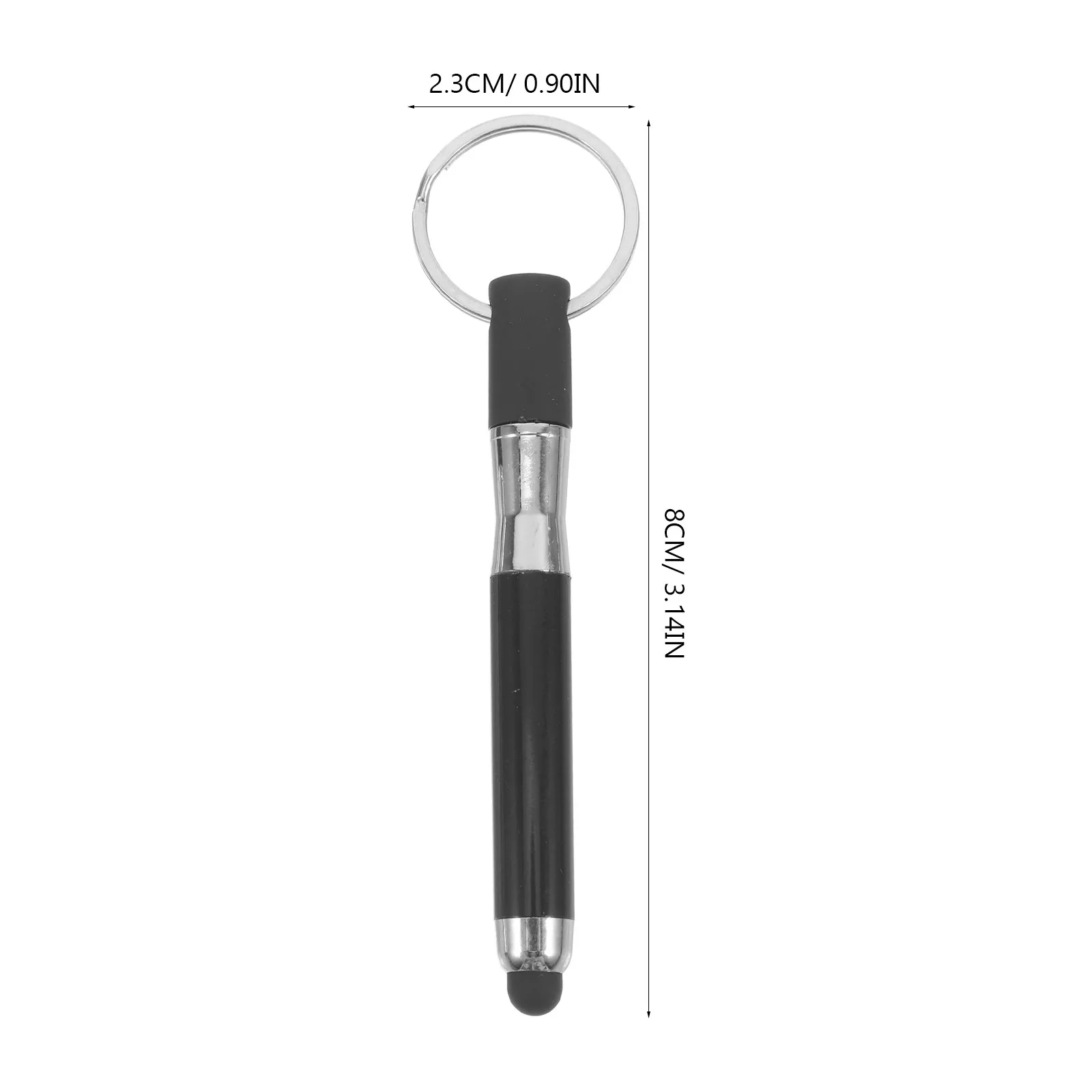 12Pcs Screen Stylus Keychain Stylus Pen for Touchscreen Tablets Smartphones Smooth Ballpoint Feel Keyring Design Portable
