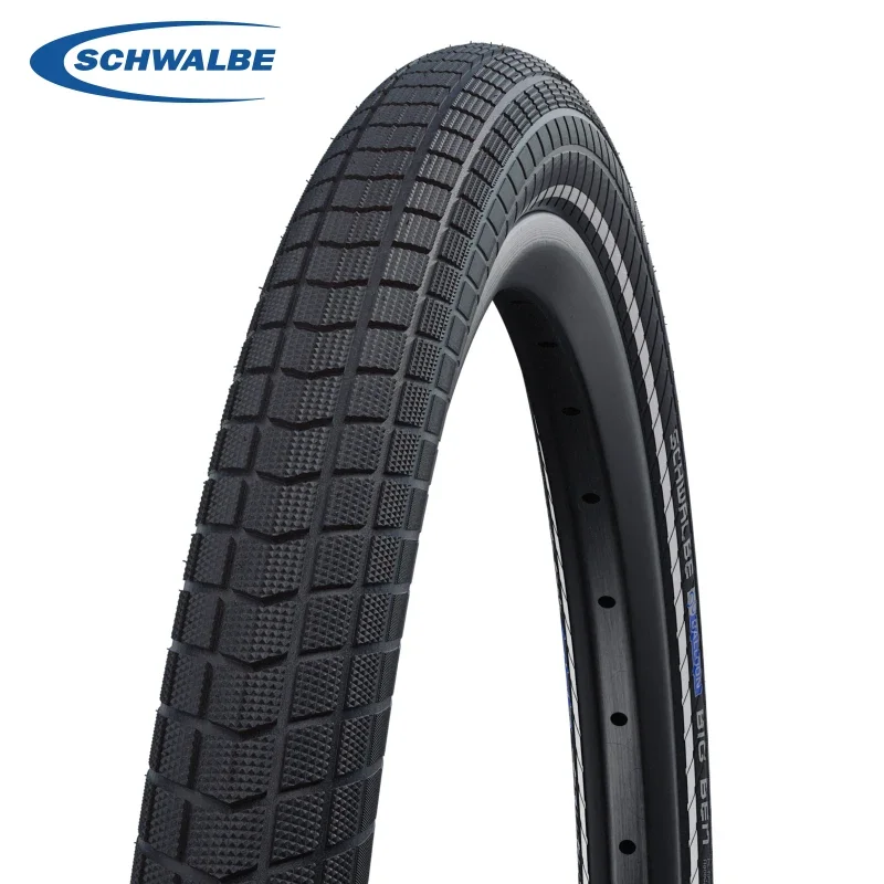 SCHWALBE Original BIG BEN 20x2.15 Black Reflex Wired Bicycle Tire for DAHON P8 Folding Bike City Bicycle Cycling Parts