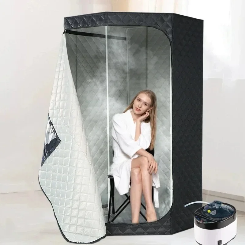 Portable 4L Home Spa Sauna Room Large Space Whole Body Steam Tent for Home Use