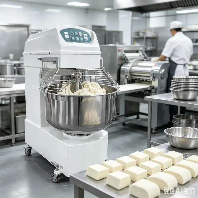Dough Mixer Machine Customized Automatic Dough Mixer Stainless Steel Bread Pizza Bakery Flour Mixing Solution