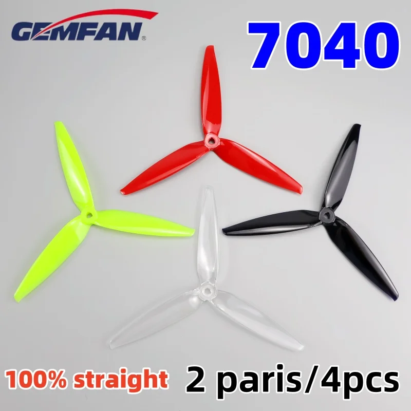 

Flash 7040 7 Inch 3-Blade 7X4X3 PC CW CCW 7inch FPV Propeller For FPV RC Models MAK4 Long Range Drone Prop Part Gemfan