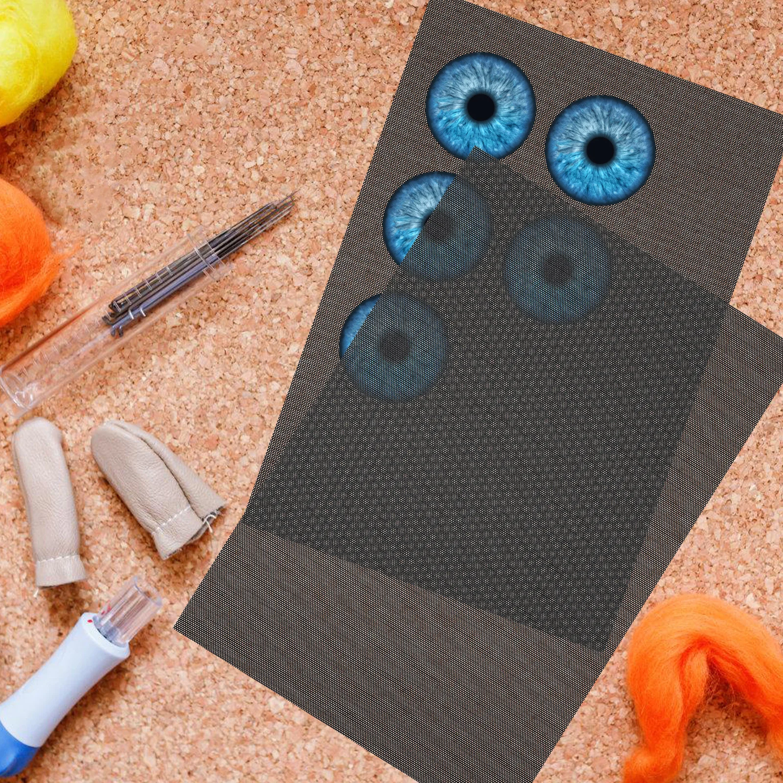 

Plastic Eye Mesh Sheets Waterproof For Fursuit Eyes Cosplay Mask Making Diy Craft Props White Accessories