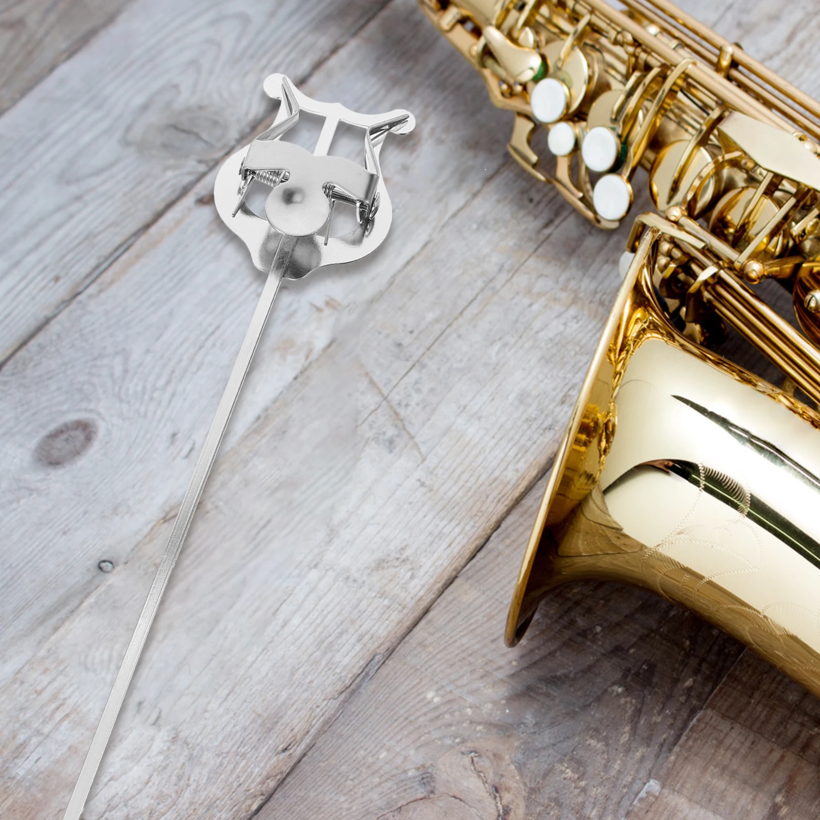 

Portable Spectral Clip Sturdy Trumpet Holder Lyre Clamp Sheet Music Metal Marching Clips