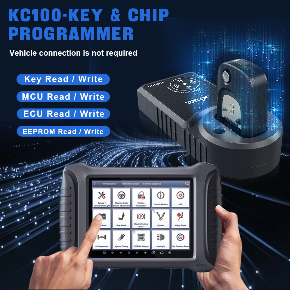 Picture 4: X100 PAD3 Auto Key Programming Scan Tool Full System OBD2 Diagnostic Scanner IMMO ECU Coding With 38+ Reset Functions
