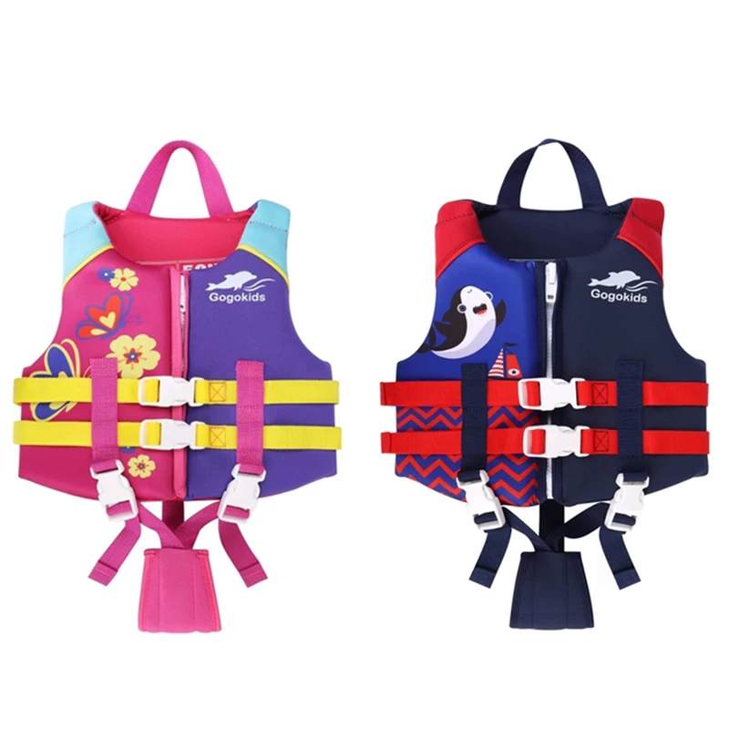 Children's Life Jacket Neoprene Watersport Buoyancy Vest Water Sports Beach Surfing Swimming Sailing Rafting Safety Life Jacket