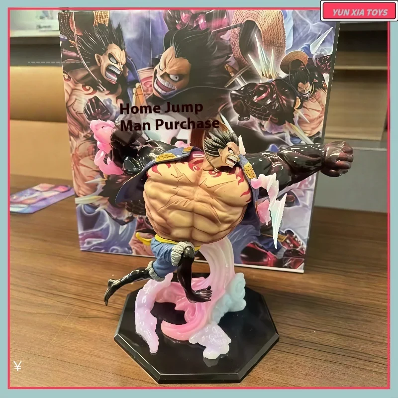 

One Piece Anime Periphery Solon Five Levels Nica Four Levels Bouncing Man Luffy Handmade Desktop Ornament Male Gift