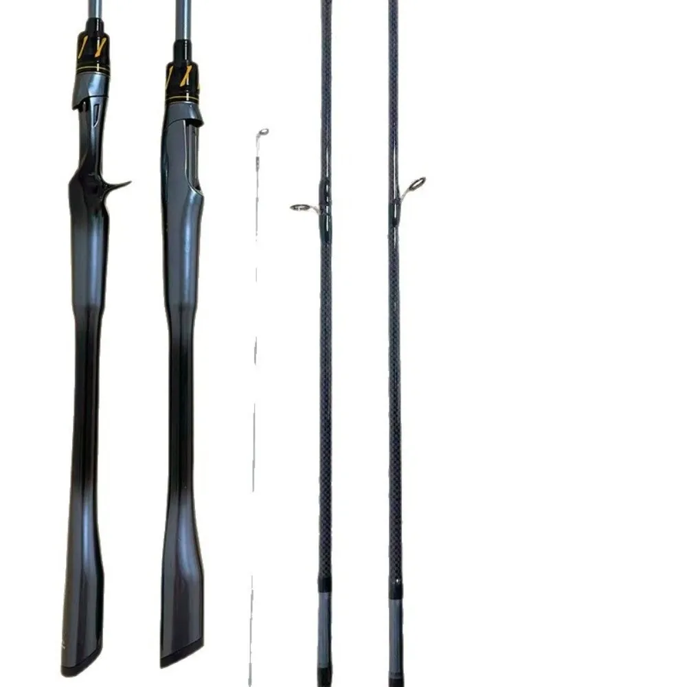 

1.65m/1.8m Spinning Casting Fishing Rod 2 Sections Carbon Fiber Fishing Pole ML Power for River Lake Reservoir Pond