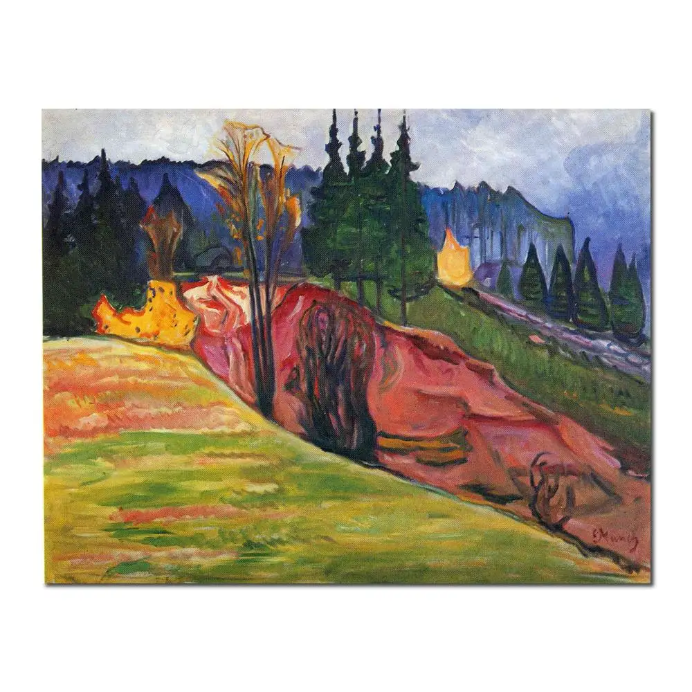 

wall art modern From Thuringewald Edvard Munch Paintings Hand painted High quality