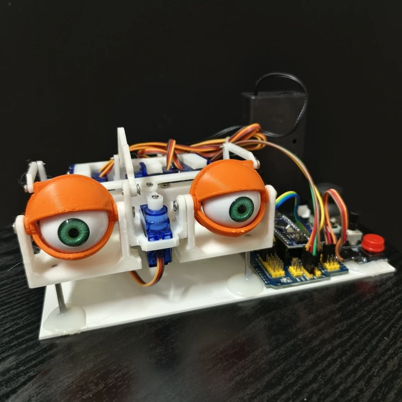 Arduino Bionic Eye ตาจำลองที่สามารถตั้งโปรแกรมได้, หุ่นยนต์เคลื่อนที่เชิงกล, สิ่งประดิษฐ์สร้างสรรค์แบบโอเพ่นซอร์สอัจฉริยะ