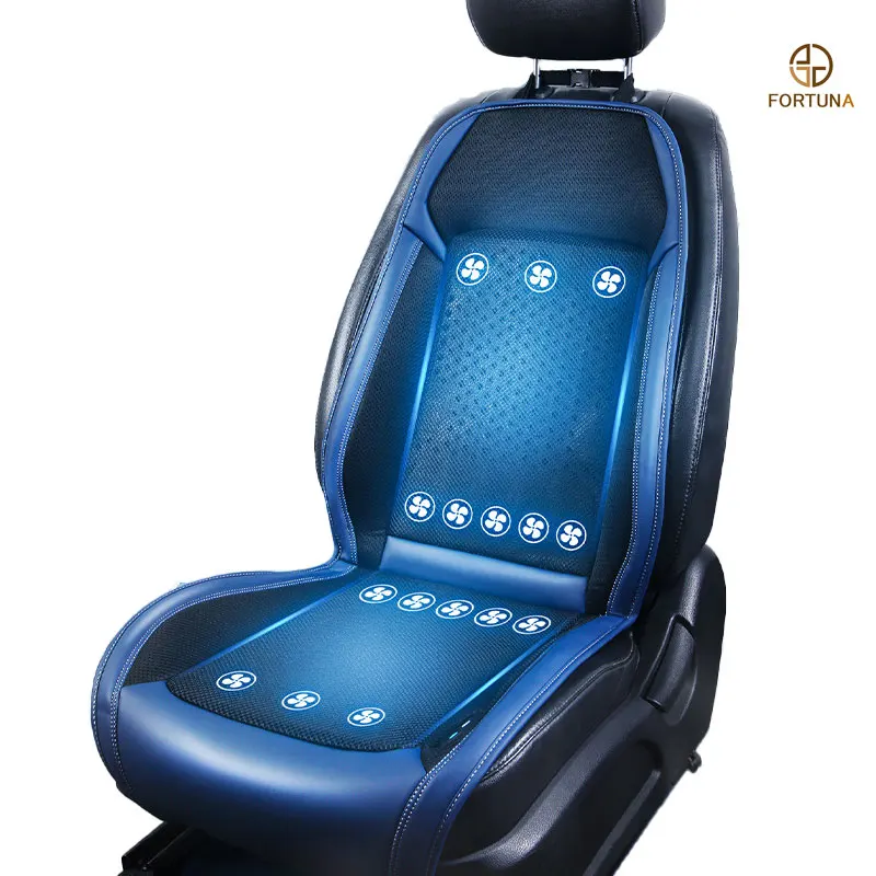 Summer Car Ventilation Seat Cushion Cooling Massage Seat Cushion 12V Comfortable Cool Ventilation Front Seat Mat Car Accessories