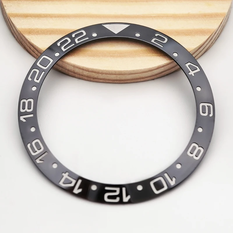 CLEAN Factory Ceramic Bezel Insert for RLX GMT-Master II 116710LN Batman, Premium Replacement Part