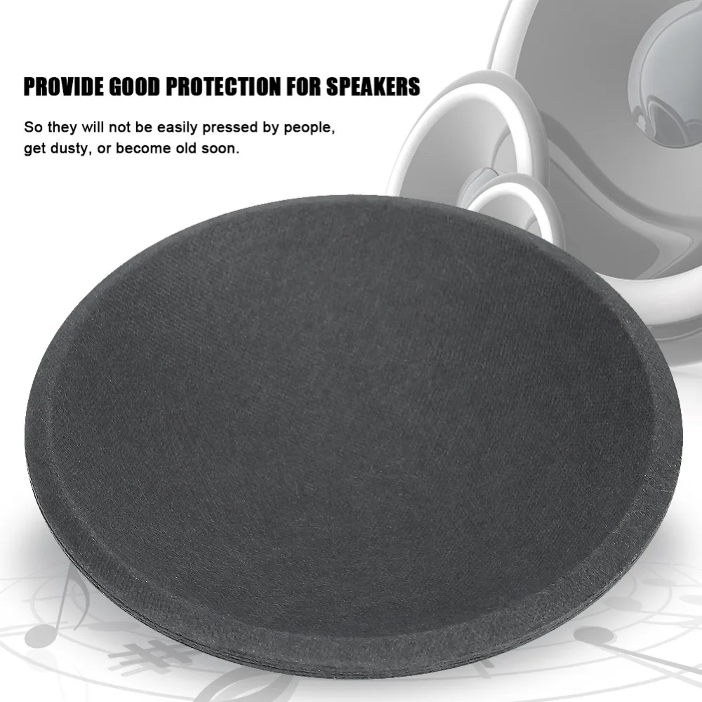 5PCS Sound Equipment Parts Various Sizes Optional Subwoofer Dust Cap Black Speaker Dust Cap Paper Horn Protective Large Speakers
