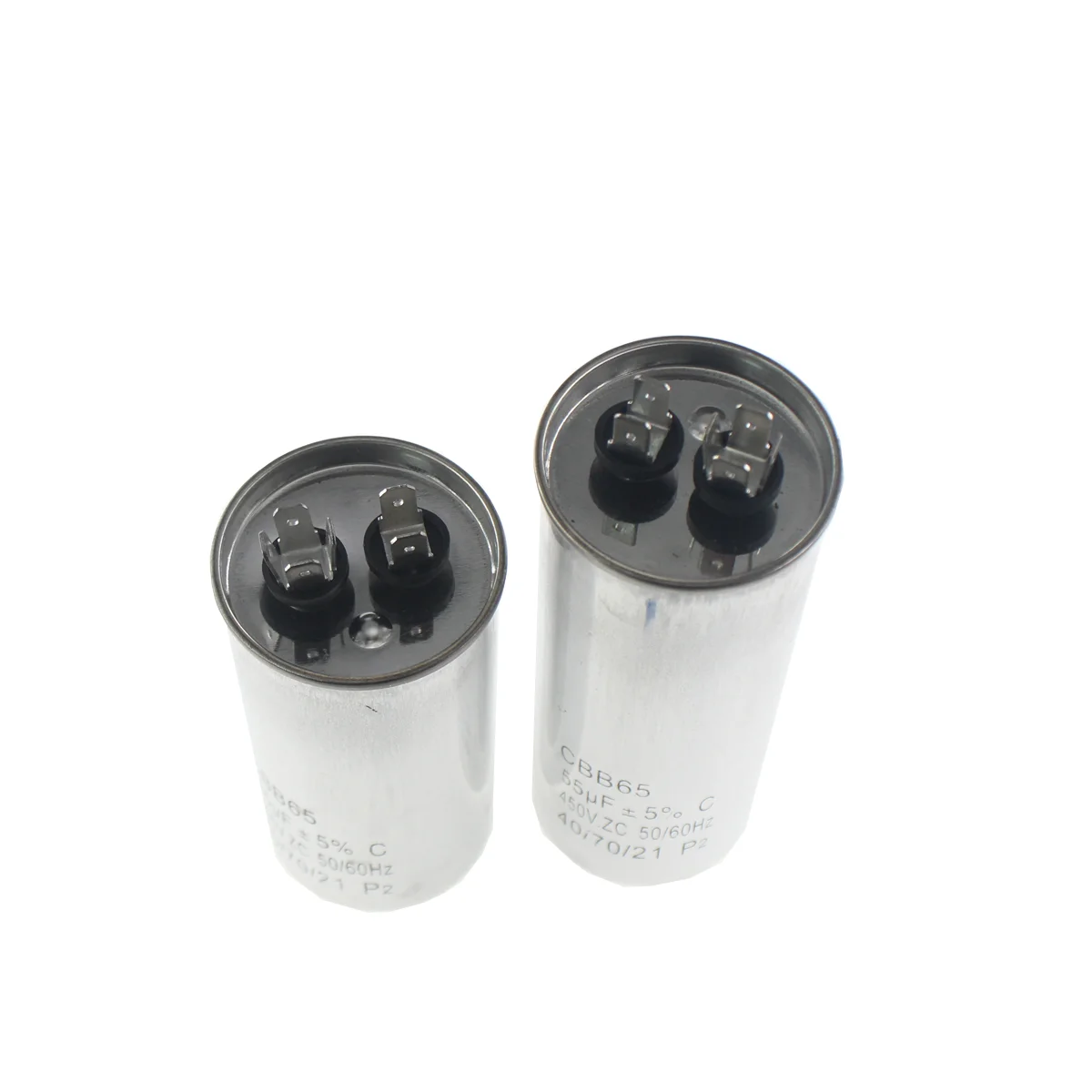 AC Motor Capacitor Air Conditioner Compressor Start Capacitor CBB65 450VAC 20uF 25uF 30uF 35uF 40uF 45uF 50uF 60uF 70uF 5%