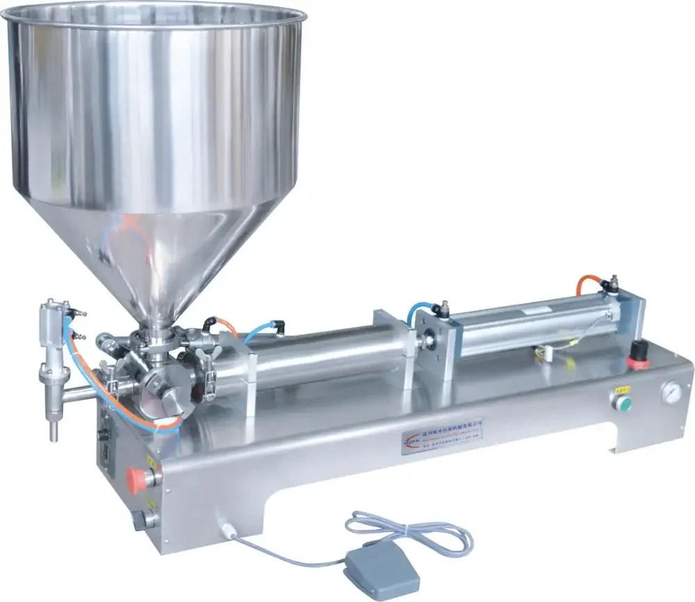 

Semi Automatic Honey Jam Liquid Filling Machine G1WGD100-5000 Single Head Horizontal Customized Paste