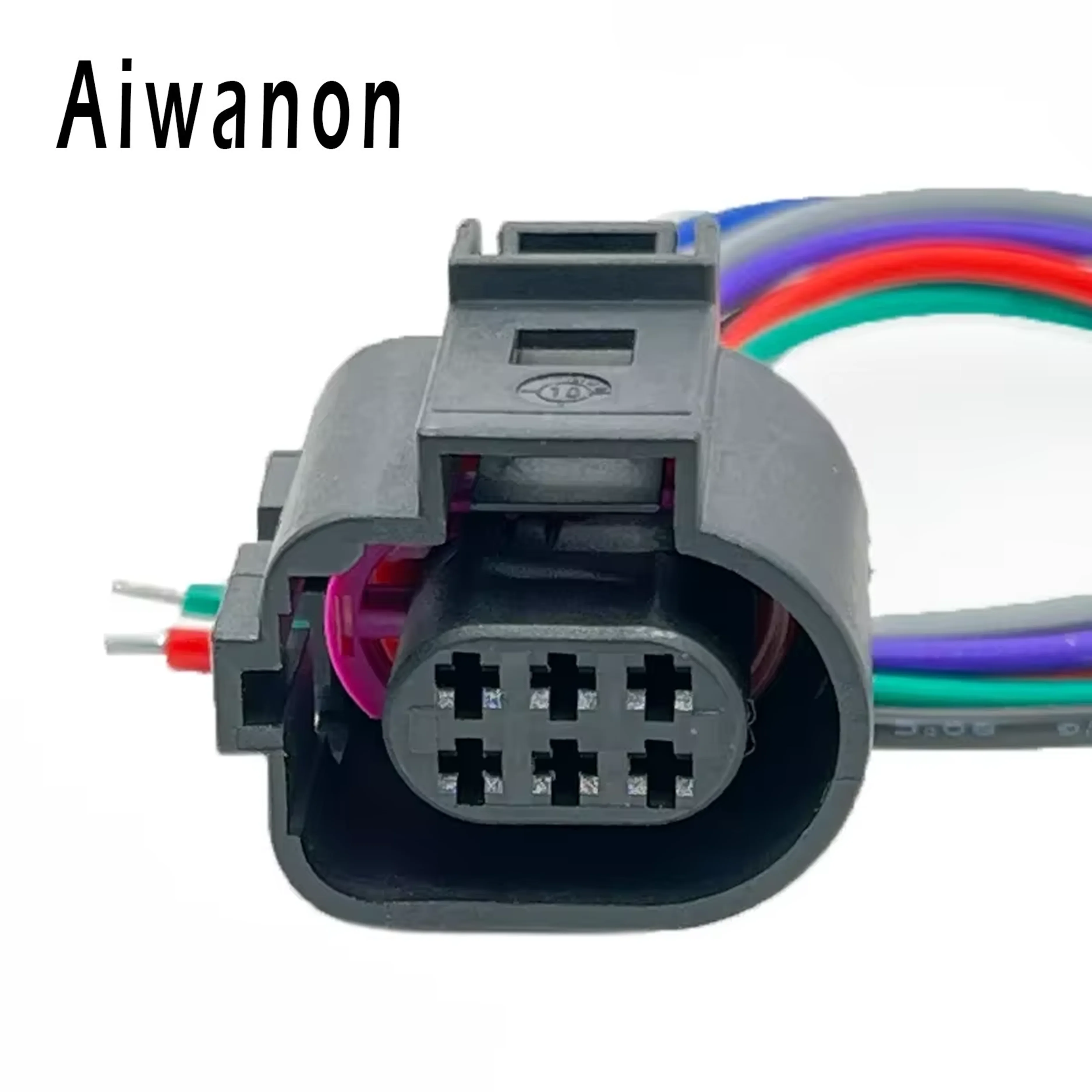 1 Set 6 Pin 1.5mm Car GR Waste Valve Waterproof Electrical Cable Connectors Female Wiring Harness Plug
