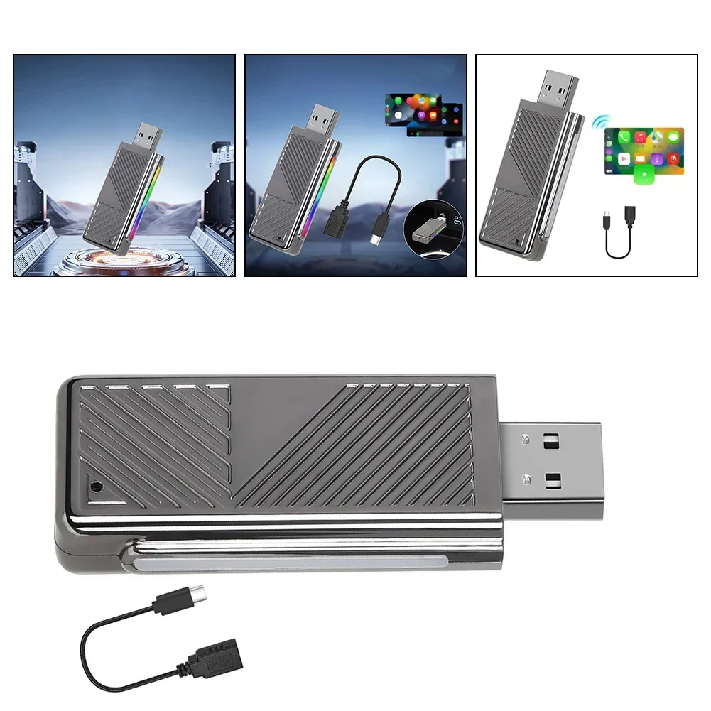 Upgrade To Wireless Wired To Wireless Adapter Car Upgrade Wireless Driving Experience Convenient Installation Easy To Use