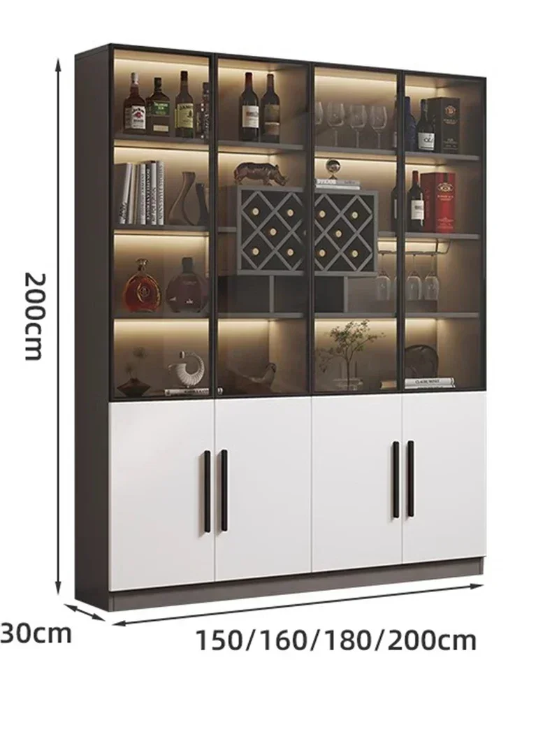 หรูหราจอแสดงผลไวน์ตู้บาร์ชั้นวางบาร์ตู้ Gabinete Gamer ไวน์ตู้รุ่นจอแสดงผล Vitrina เฟอร์นิเจอร์โรงแรม