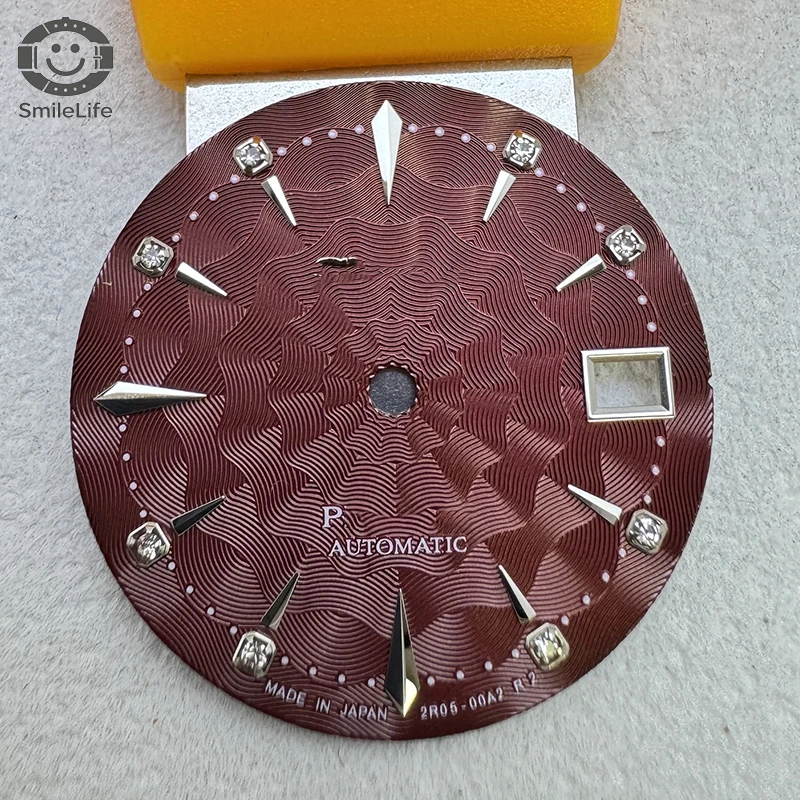 SmileLife 29mm PRESAGE Drill Cocktail Dial Watch S Dial Fit NH35 Mechanical Movement Watch Accessories