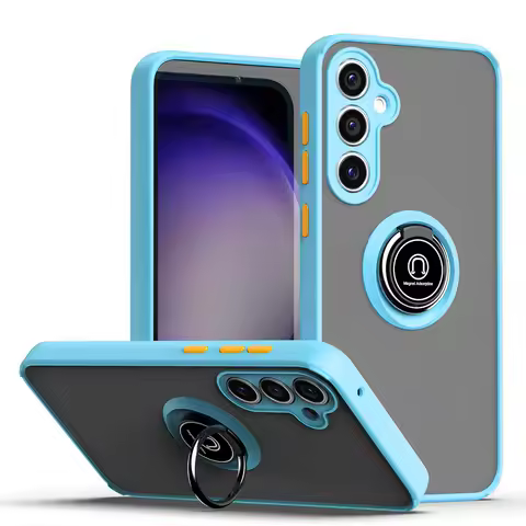 Rotatable bracket case for Samsung S23 FE S23 Ultra Galaxy S22 + S21 FE S21 Ultra S20 S10 Note 20 Ultra 9 8 Finger Ring Cover