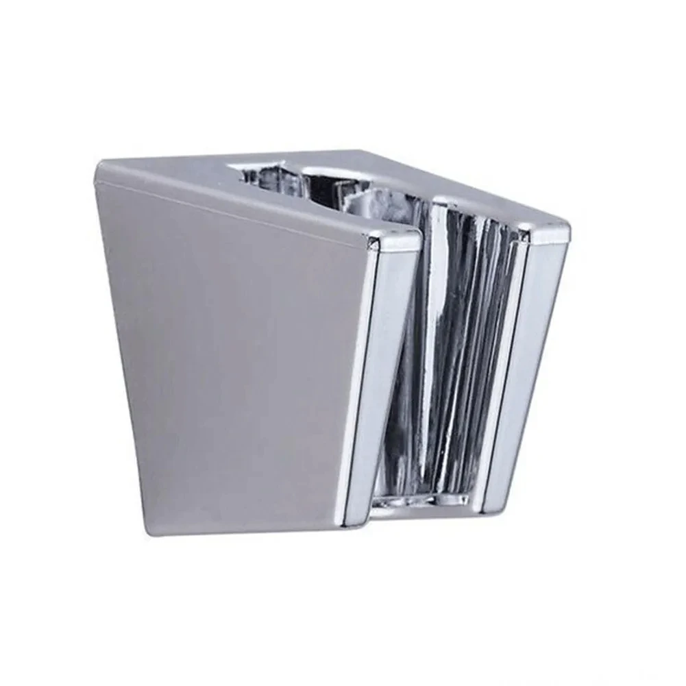 

Wall Mounted Shower Head Holder Base Adjustable Faucet Sprinkler Fixation Base Silver Shower Bracket Bathroom Accessories