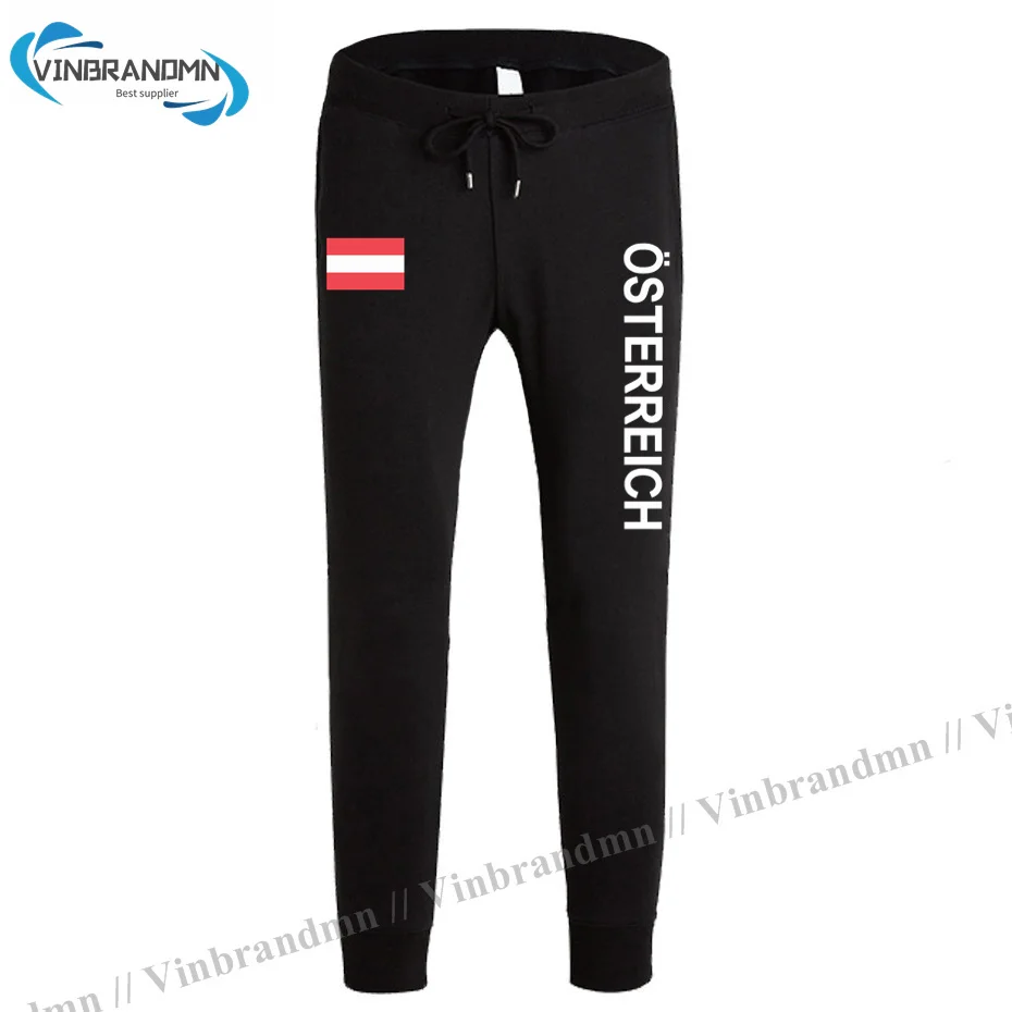 

Austria Austrian AT AUT Mens Pants Joggers Jumpsuit Sweatpants Track Sweat Fitness Fleece Tactical Casual Nation Country Leggin