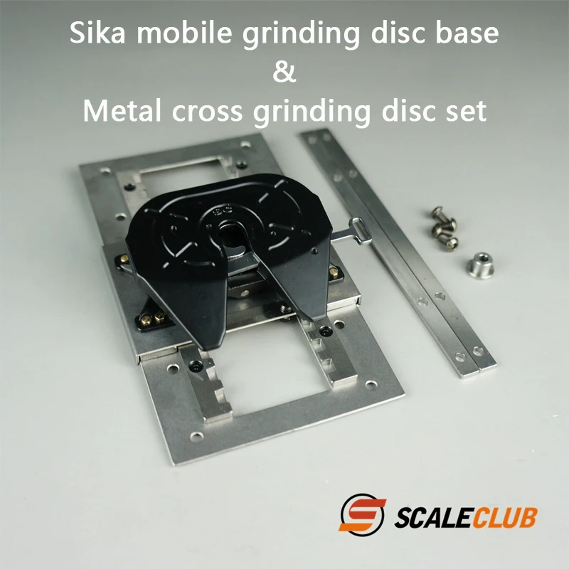 Scaleclub Tamiya 1:14 drag head upgrade removable grinding disc base metal grinding disc  Accessories