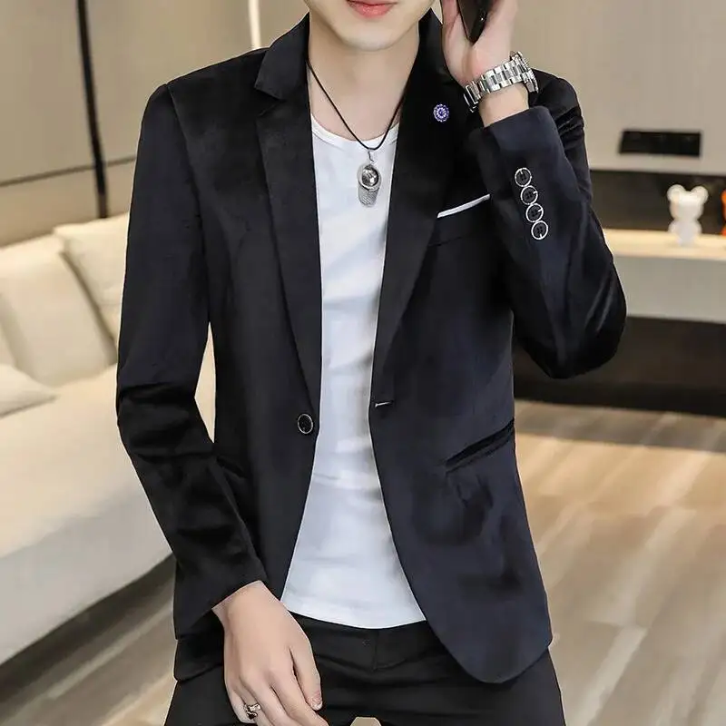 أنيق أحمر رجالي سليم صالح عارضة الحلل الأخضر أو الأسود الخيارات الأعمال الترفيه الأزرق البدلة سترة، حجم الآسيوية M-4XL #6