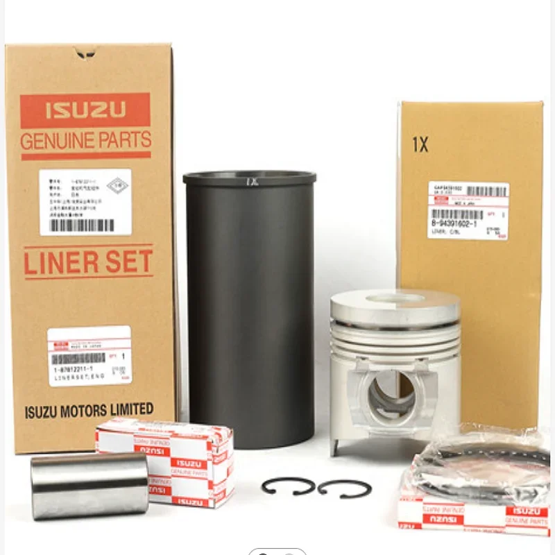 

Для Isuzu 4hk1 или 6hk1 Sumitomo Hitach комплект поршня гильзы цилиндра 1-87812775-3 детали экскаватора двигателя с прямым впрыском