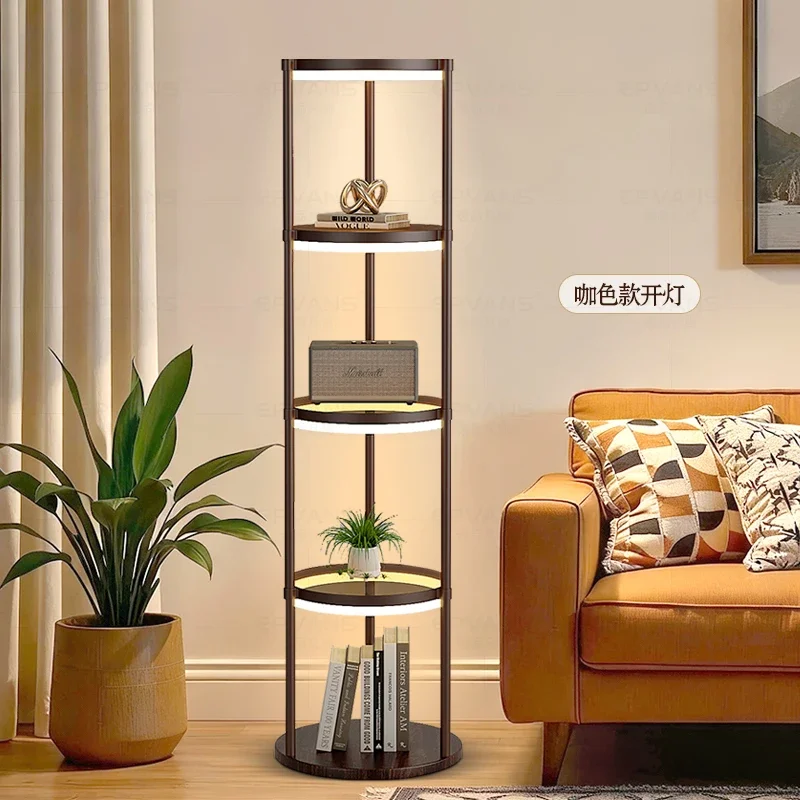 #Floor lamp rack integrated high-endfeeling living room sofa next to luminous display figure ornament decorative atmosphere ligh