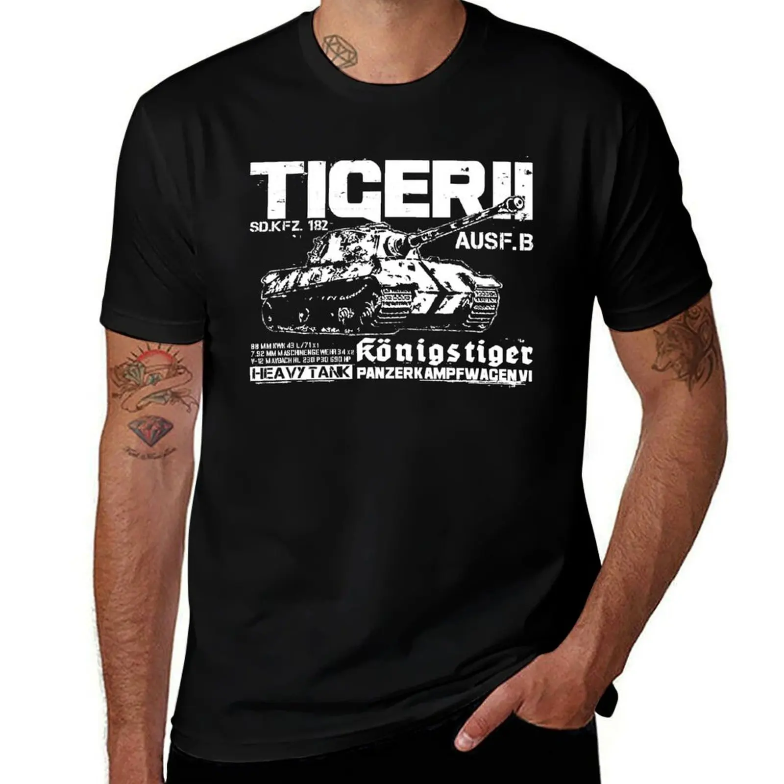 Tiger II T-Shirt Gym Exercise Short Sleeve T-Shirt