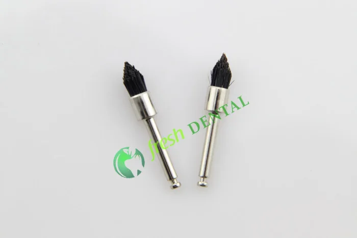 1000PCS Prophy Brush Dental Polishing Latch Style Tapered Black Bristle Filament Prophylaxis Brush for Dentists PB360 view 4