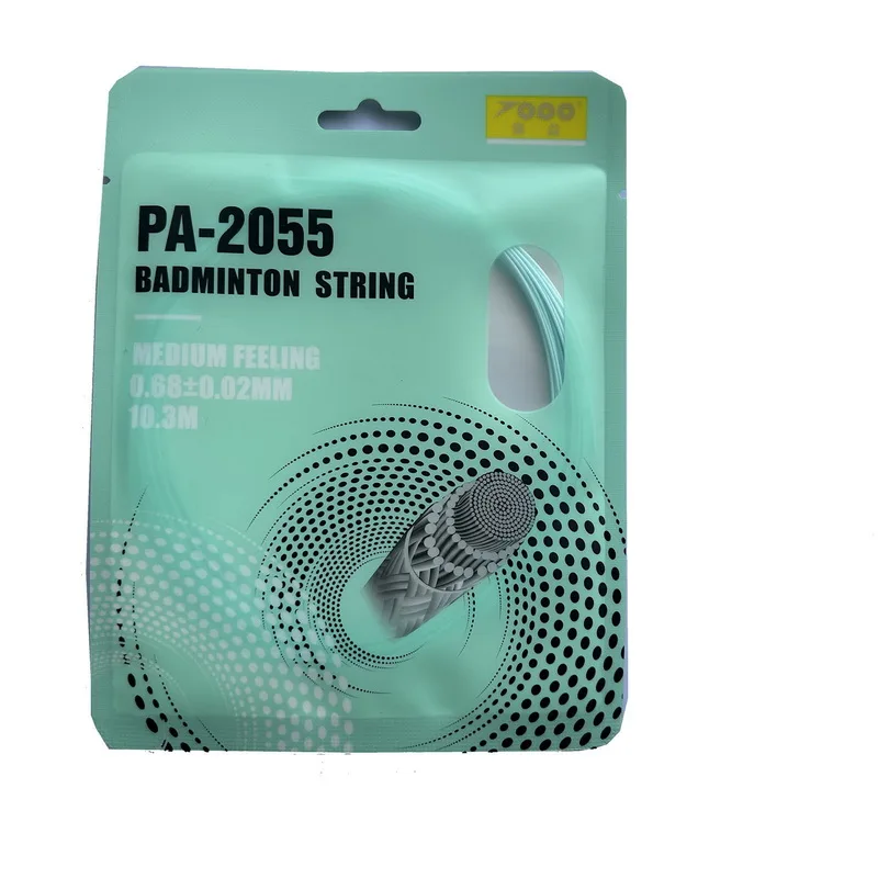 Corda de badminton topo para competição de treinamento de clube de badminton, diâmetro do fio 0.68mm, 26 libras linha de raquete de acessórios de badminton